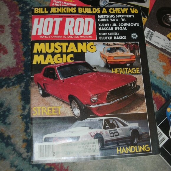 FIVE 80s Hot Rod Automotive Magazine Muscle Cars Mustang Chevy Street 1980 & 81 - Picture 4 of 7